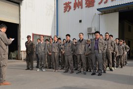 Morning Meeting of Production Management Department